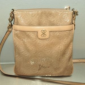 guess cross body pvc purse